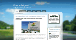 Desktop Screenshot of drivebulgaria.blogspot.com