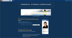 Desktop Screenshot of powerfulhypnosisdownloads.blogspot.com