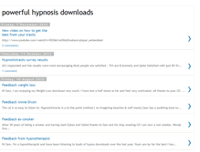 Tablet Screenshot of powerfulhypnosisdownloads.blogspot.com