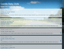 Tablet Screenshot of corolle-baby-dolls.blogspot.com