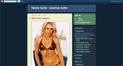 Desktop Screenshot of gulbisnatalie.blogspot.com