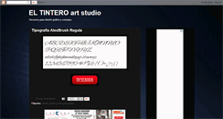 Desktop Screenshot of eltinteroartstudio.blogspot.com