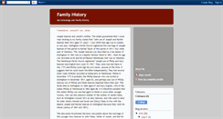 Desktop Screenshot of genealogy-familyhistory.blogspot.com