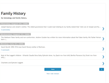 Tablet Screenshot of genealogy-familyhistory.blogspot.com