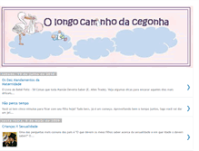 Tablet Screenshot of olongocaminhodacegonha.blogspot.com