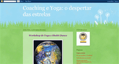 Desktop Screenshot of coaching-odespertardasestrelas.blogspot.com