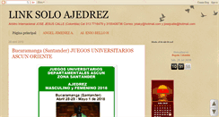 Desktop Screenshot of linksoloajedrez.blogspot.com