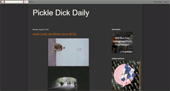 Desktop Screenshot of pickledickdaily.blogspot.com