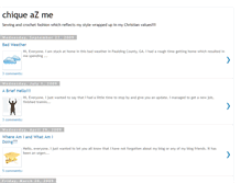 Tablet Screenshot of chiqueazme.blogspot.com