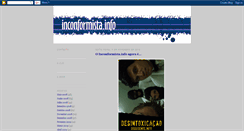 Desktop Screenshot of infoinconformista.blogspot.com