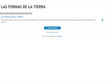 Tablet Screenshot of lasformasdelatierra1eso.blogspot.com
