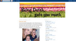 Desktop Screenshot of beingdutchgetsyoumuch.blogspot.com