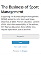 Mobile Screenshot of businessofsportmanagement.blogspot.com