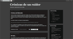 Desktop Screenshot of cronicasdeunraider.blogspot.com
