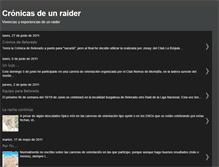 Tablet Screenshot of cronicasdeunraider.blogspot.com