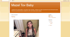 Desktop Screenshot of mazeltovbaby.blogspot.com