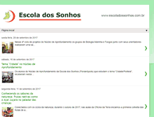 Tablet Screenshot of ecoescoladossonhos.blogspot.com