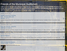 Tablet Screenshot of municipalauditorium.blogspot.com