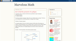 Desktop Screenshot of mathmarvelous.blogspot.com