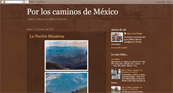 Desktop Screenshot of caminosdemexico.blogspot.com