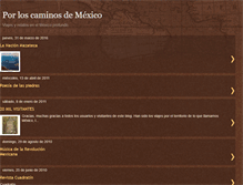 Tablet Screenshot of caminosdemexico.blogspot.com