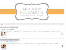 Tablet Screenshot of milkteaandpolkadots.blogspot.com
