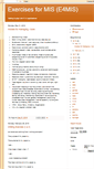 Mobile Screenshot of exercisesformis.blogspot.com
