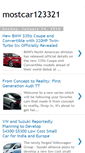 Mobile Screenshot of mostcar123321.blogspot.com