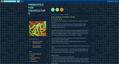 Desktop Screenshot of probioticsforaquaculture.blogspot.com
