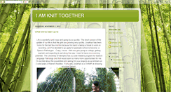 Desktop Screenshot of iamknittogether.blogspot.com