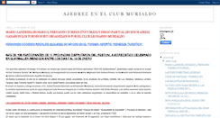 Desktop Screenshot of ajedrezmurialdo.blogspot.com