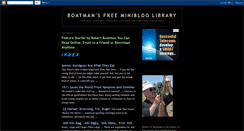 Desktop Screenshot of boatmansminibloglibrary.blogspot.com