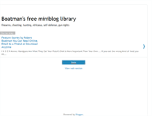 Tablet Screenshot of boatmansminibloglibrary.blogspot.com