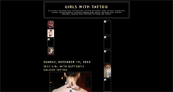 Desktop Screenshot of girlswithtattoo.blogspot.com