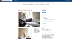 Desktop Screenshot of benhortonphotography.blogspot.com