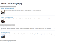 Tablet Screenshot of benhortonphotography.blogspot.com