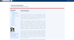 Desktop Screenshot of ide2-pendidikan.blogspot.com