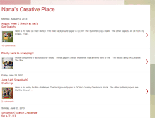 Tablet Screenshot of nanascreativeplace.blogspot.com