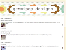 Tablet Screenshot of gemmipopdesigns.blogspot.com