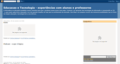 Desktop Screenshot of educacaoetecnologia-formandoeducador.blogspot.com