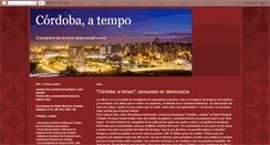 Desktop Screenshot of cordobaatempo.blogspot.com