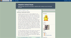 Desktop Screenshot of adoptionanimalhouse.blogspot.com