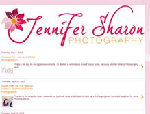 Tablet Screenshot of jennifersharonphotography.blogspot.com