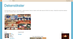 Desktop Screenshot of dekenstikster.blogspot.com