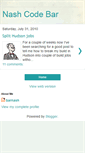 Mobile Screenshot of barnashcode.blogspot.com