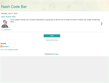 Tablet Screenshot of barnashcode.blogspot.com