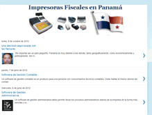 Tablet Screenshot of impresorasfiscalespanama.blogspot.com