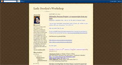 Desktop Screenshot of jocelynsworkshop.blogspot.com