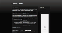 Desktop Screenshot of creditonlinerapid.blogspot.com