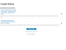 Tablet Screenshot of creditonlinerapid.blogspot.com